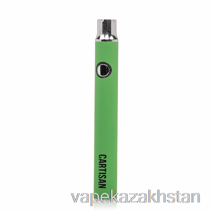 Vape Disposable Cartisan Button VV 350 510 Battery Green